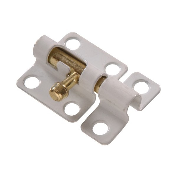 Hillman 2 in. White Barrel Bolt 852245 - main
